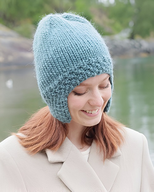 earflap hat knitting free patterns 4