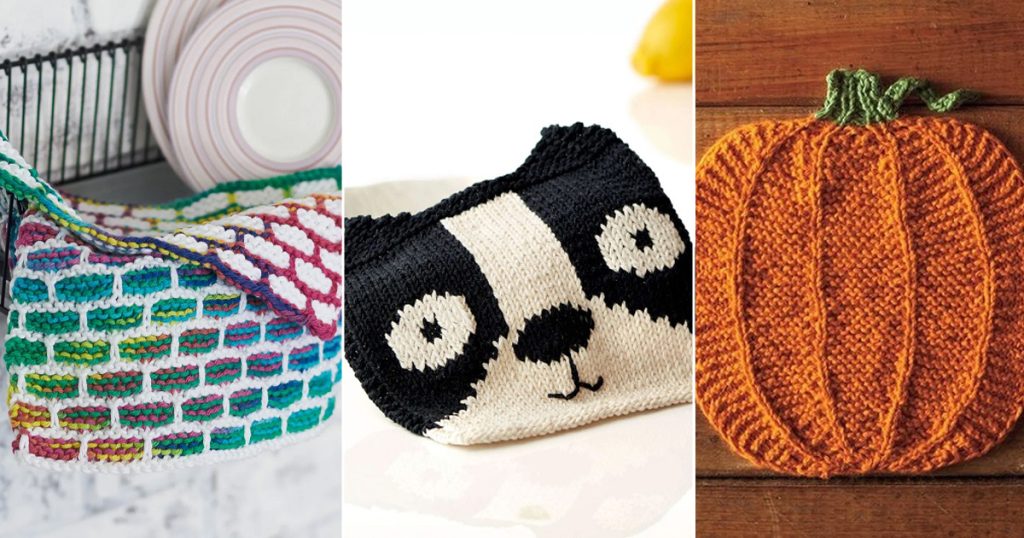 15 Knitted Washcloth Free Patterns - Knit-Knit