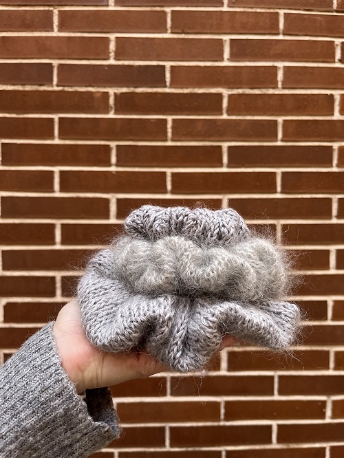 inspiring Knitted scrunchies 2