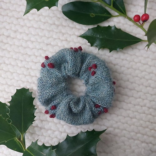 Knitted scrunchies free patterns 2
