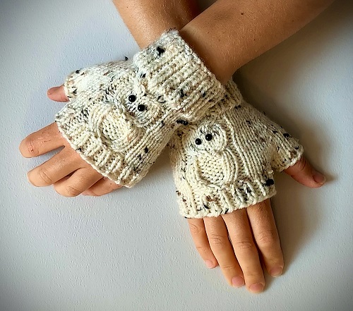 Fingerless Gloves Free Knitting Patterns 1