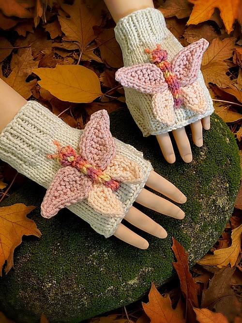 Fingerless Gloves Free Knitting Patterns 5
