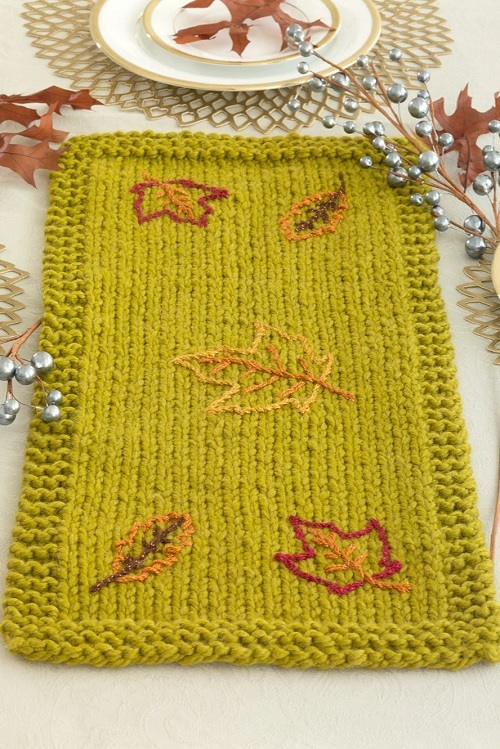 Knitted Table Runner Free Patterns 12