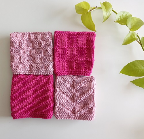 DIY Knitted Dishcloth 1