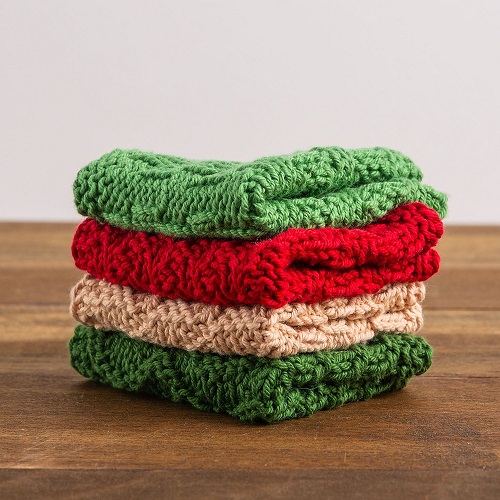 DIY Knitted Dishcloth 4