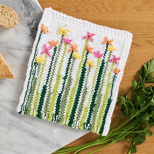 Knitted Dishcloth Free Patterns 3