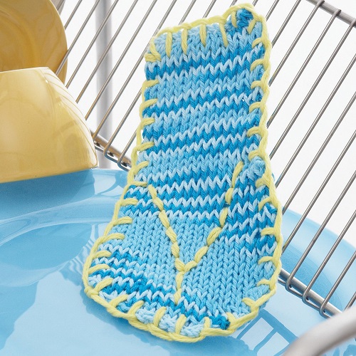 Knitted Dishcloth 1