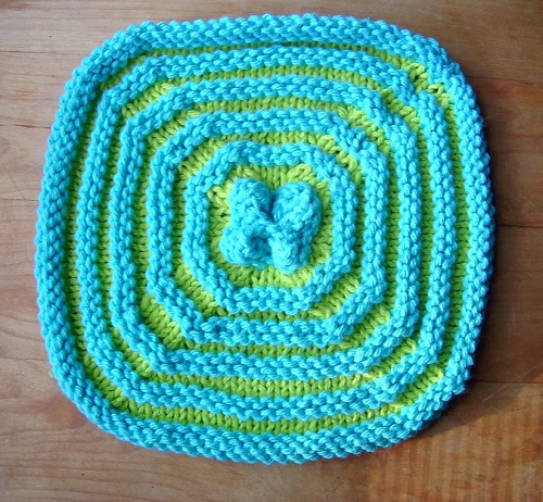 Knitted Dishcloth 5