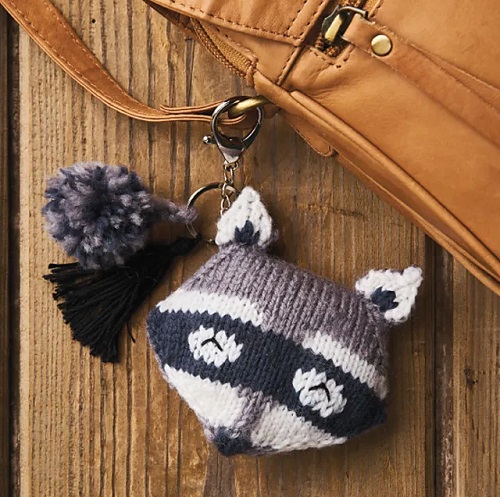 knitted racoon