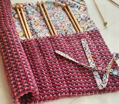 DIY knitting needle case 2