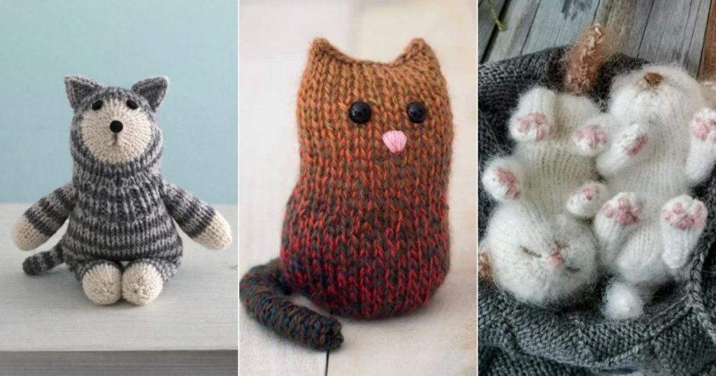 10 Knitted Kitten Dolls Free Patterns Knit Knit