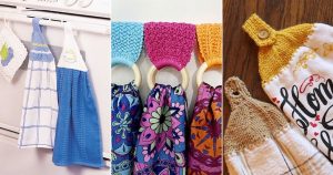 Knitted kitchen towel topper free patterns