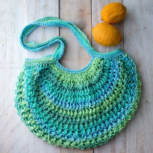 Market Bags Free Knitting Patterns 1