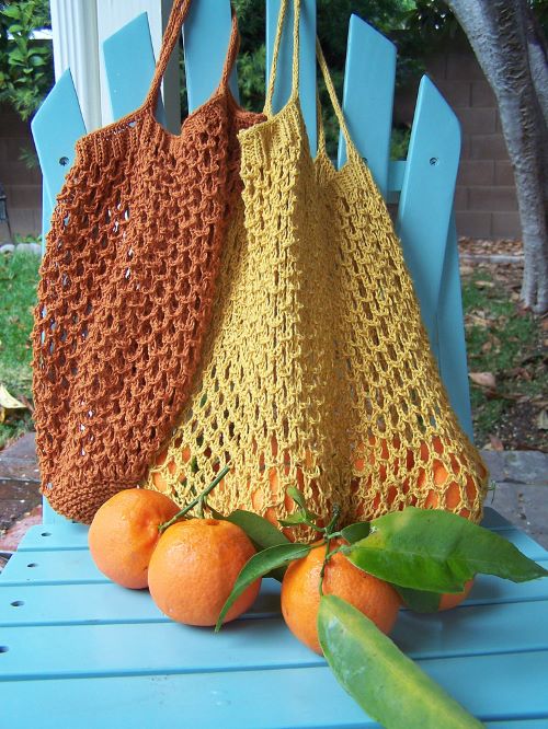easy Market Bags Free Knitting Patterns 2