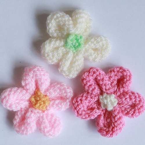 Knitted Flower Tutorial