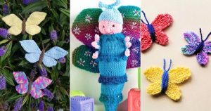 Knitted butterfly free patterns