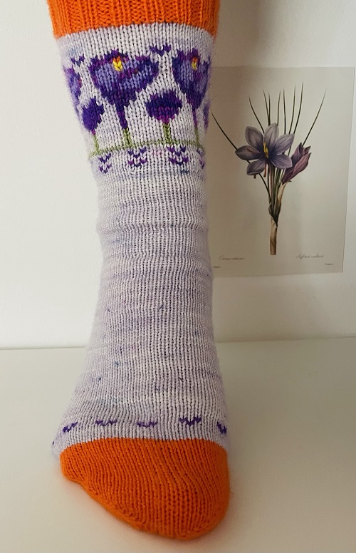 Knitted crocus 3