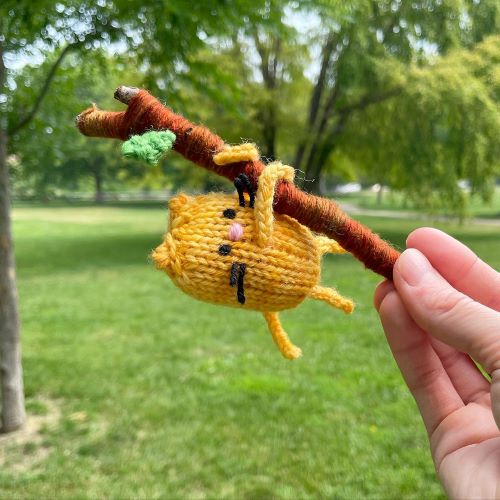 Knitted cute cat 7