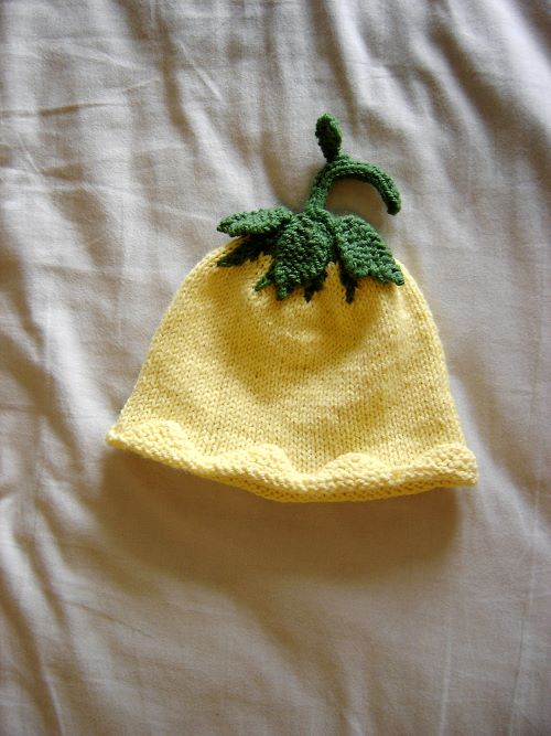 Knitted daffodil 8