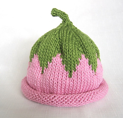 knitted fruit baby hat 7