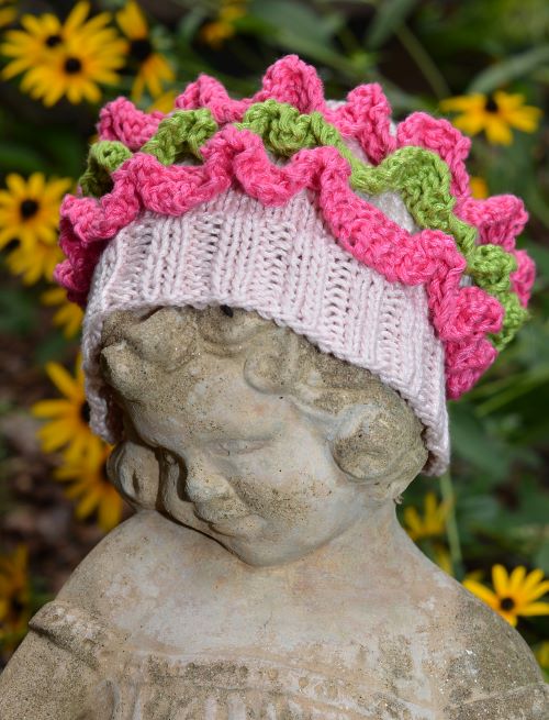 knitted garden theme patterns 2
