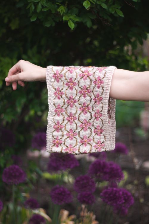 knitted garden theme patterns 3