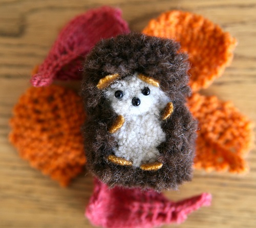 Cute Knitted hedgehog 