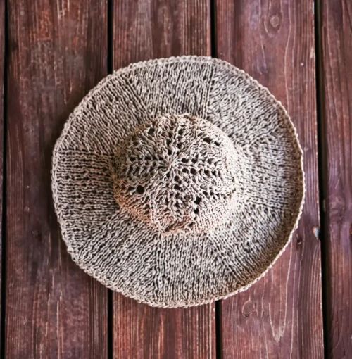 knitted sun hat 5