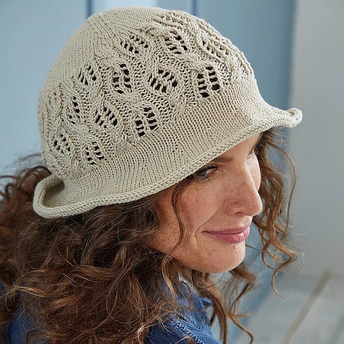 knitted sun hat 3