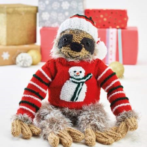Knitted sloth 8