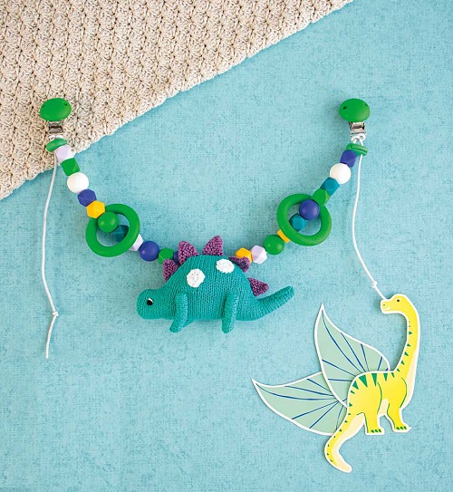 Knitted cute dinosaur 3