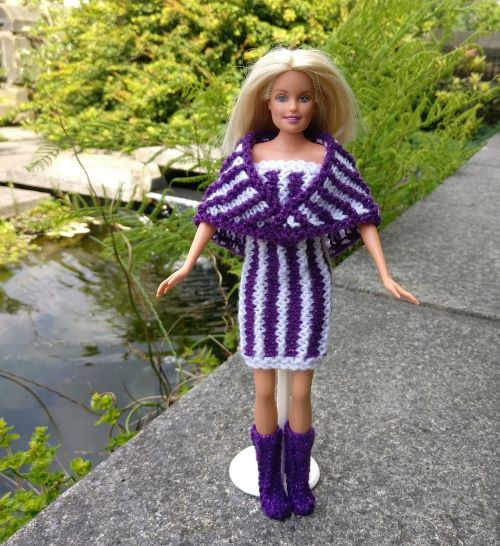Knitted Barbie Outfit 9