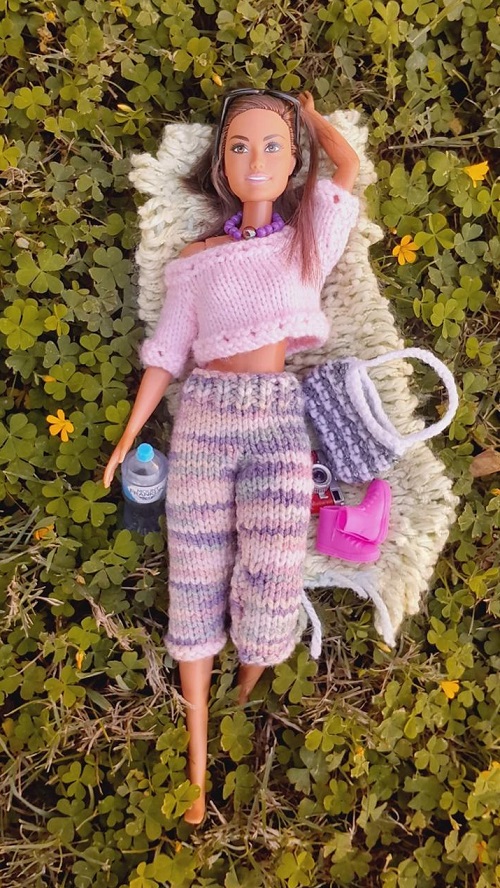 Knitted Barbie Outfit 8
