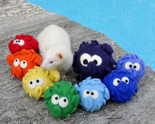 knitted Puffer fish 3