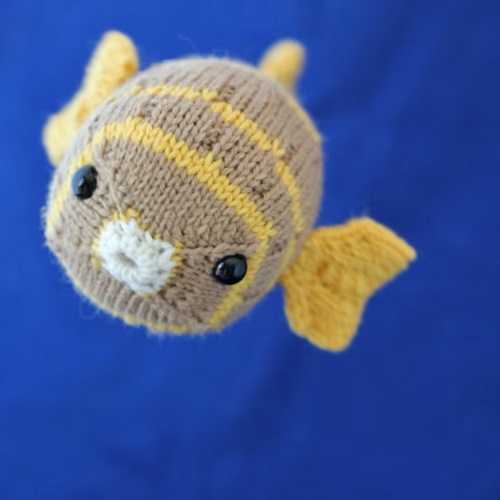 knitted Puffer fish 4