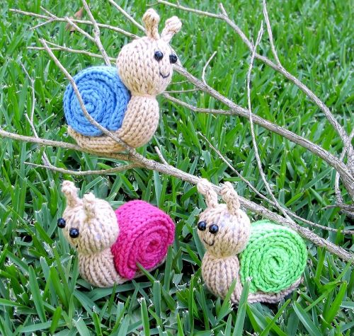 Knit cute snail 11