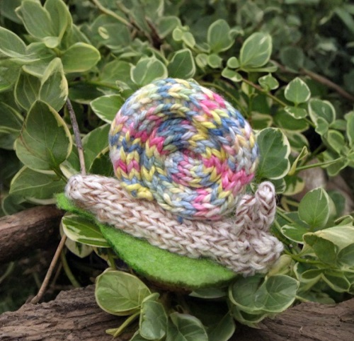 Knit cute snail 4