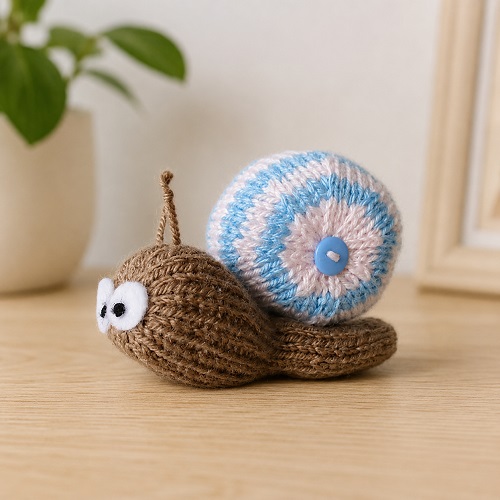 Knit cute snail 6