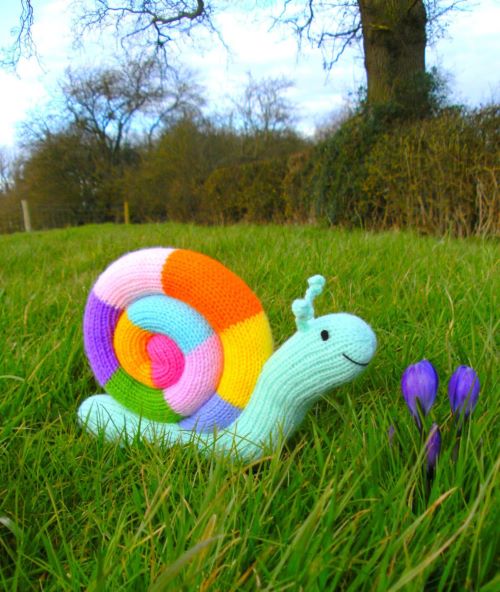 Knit cute snail 9