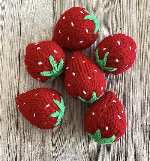 knitting Stuffed Wool Fruits Patterns 1