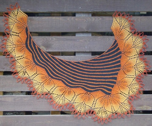 Maple Leaf Shawl Free Knitting Patterns
