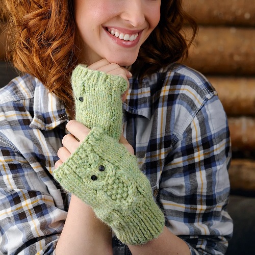 One skein fingerless mitts knitting patterns 2