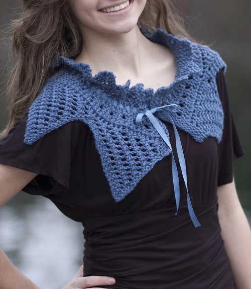 knitted collar