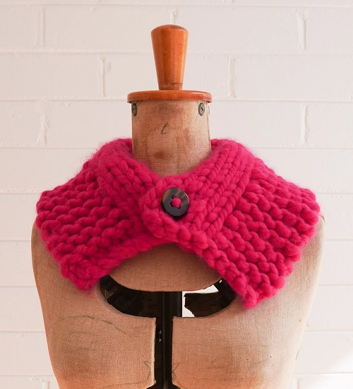 knitted collar