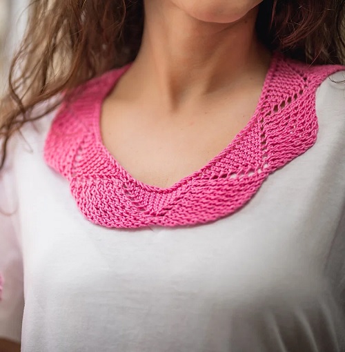 knitted collar patterns 7