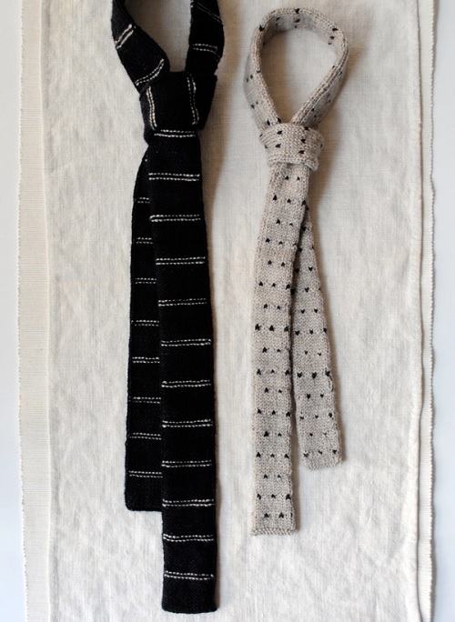 Father and Son Knit Ties