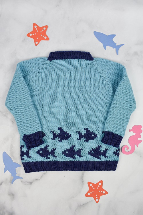Knitting Baby Sweater pattern 4