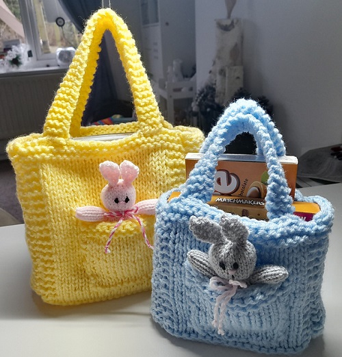 Bunny Bag Knitting Pattern 1