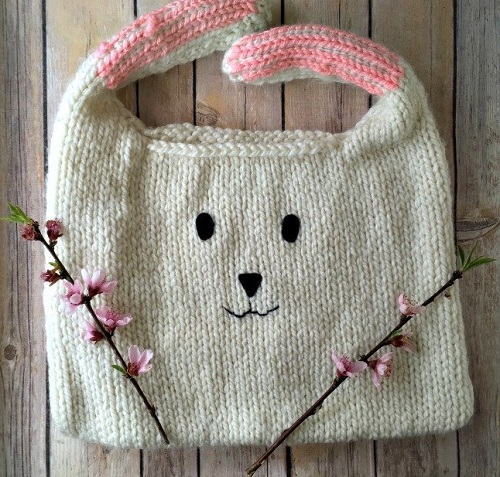 Bunny Bag Knitting Pattern 2