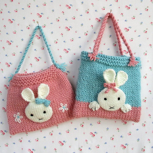 animal bag Knitting Pattern 2